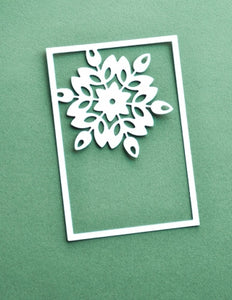 Birch Press Design Mini Snowflake Frame Layer A (57391)