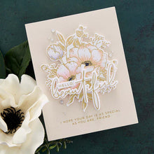 Load image into Gallery viewer, Spellbinders Paper Arts Hot Foil Plate &amp; Die Set Anemone Glimmer Blooms by Yana Smakula (GLP-358)
