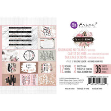 Load image into Gallery viewer, Prima Amelia Rose Journaling Notecards with Foil (596842)
