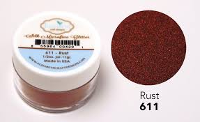 Elizabeth Craft Designs Silk Microfine Glitter - Rust (611)