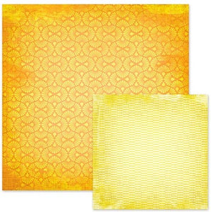 We R Memory Keepers Feelin' Groovy Collection 12x12 Scrapbook Paper Sunshine (61911-6)