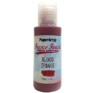 PaperArtsy Fresco Finish Chalk Acrylics Blood Orange Translucent (FF62)