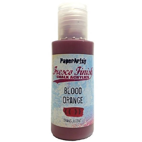 PaperArtsy Fresco Finish Chalk Acrylics Blood Orange Translucent (FF62)