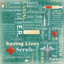 Karen Foster Designs 12x12 Scrapbook Paper Family Doctor Collage (64852)