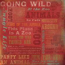 Karen Foster Designs 12x12 Scrapbook Paper At The Zoo (64958)