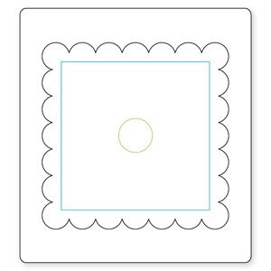 Sizzix Bigz Clear Die Square Scallop (655776)