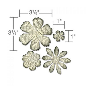 Sizzix Bigz Die Tattered Florals by Tim Holtz (656640)