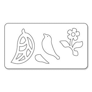 Sizzix Bigz Die Bird, Flower & Leaf (657008)