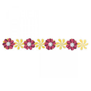 Sizzix Sizzlits Decorative Strip Die Windmill Daisies (657105)