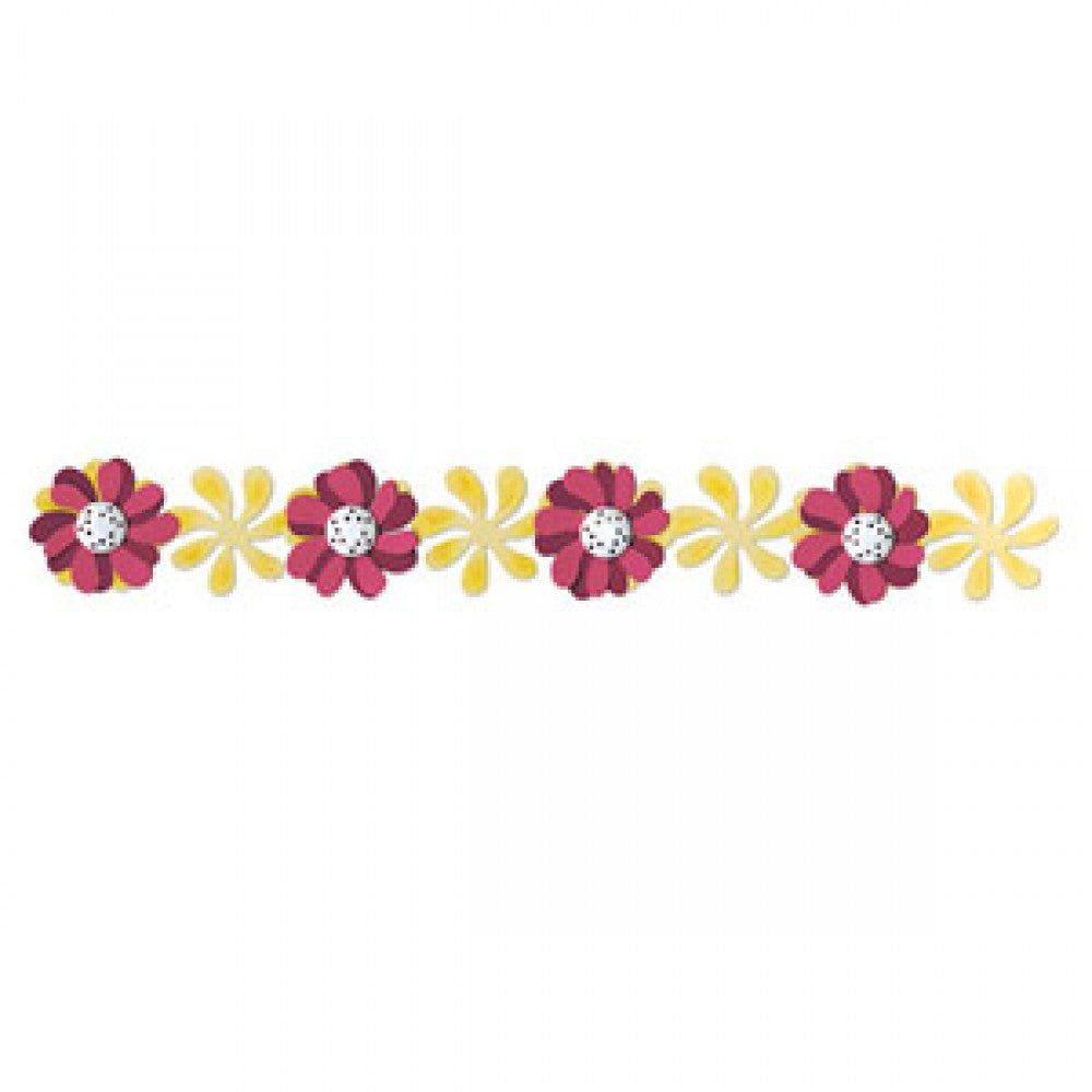 Sizzix Sizzlits Decorative Strip Die Windmill Daisies (657105)