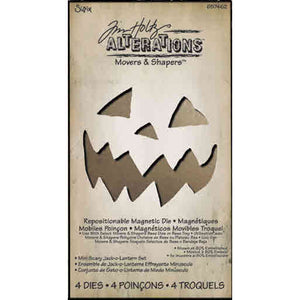 Sizzix Tim Holtz Alterations Movers & Shapes Mini Scary Jack-O-Lantern Set (657462)