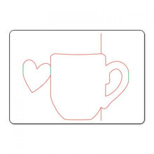 Load image into Gallery viewer, Sizzix Pop &#39;n Cuts Magnetic Insert Die Mug &amp; Heart 3-D Pop-U (658374)
