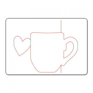 Sizzix Pop 'n Cuts Magnetic Insert Die Mug & Heart 3-D Pop-U (658374)