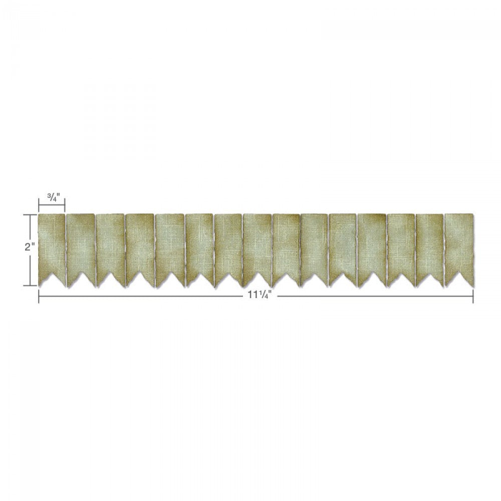 Sizzix Sizzlits Decorative Strip Ribbon Flags by Tim Holtz (658712)