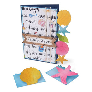 Sizzix Card & Mini Cards Die Seashells & Starfish (660353)