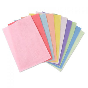 Sizzix Surfacez - Felt, 8 1/4" x 11 3/4", 10 Pastel Colors, 10 Sheets (663022)