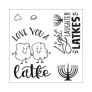 Sizzix Framelits with Stamps Love You a Latke (663167)