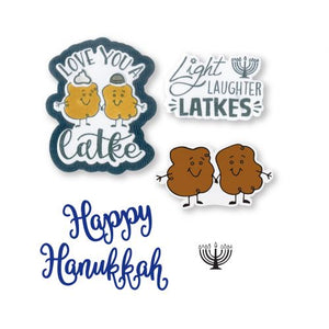 Sizzix Framelits with Stamps Love You a Latke (663167)