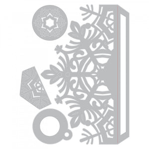 Sizzix Thinlits Die Set Snowflake Card Wrap (663606)