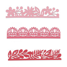 Load image into Gallery viewer, Sizzix Thinlits Die Set 3 PK Decorative Edges designed by Katelyn Lizardi (663618)
