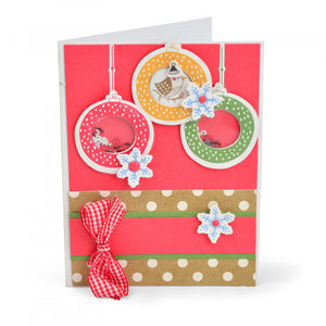 Sizzix Framelits w/ Stamps Hanging Ornaments #2 (663680)