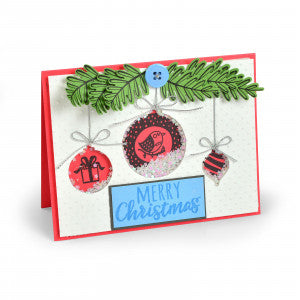 Sizzix Framelits w/ Stamps Hanging Ornaments #2 (663680)