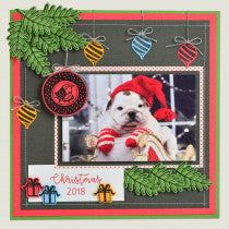 Load image into Gallery viewer, Sizzix Framelits w/ Stamps Hanging Ornaments #2 (663680)
