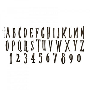 Sizzix Bigz XL Alphabet Die Handmade by Tim Holtz (664218)