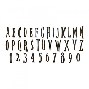 Sizzix Bigz XL Alphabet Die Handmade by Tim Holtz (664218)