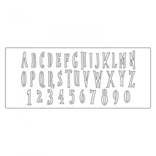 Load image into Gallery viewer, Sizzix Bigz XL Alphabet Die Handmade by Tim Holtz (664218)
