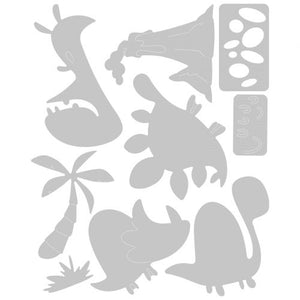 Sizzix Thinlits Die Set Dinosaurs (664393)