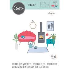 Sizzix Thinlits Dies Cozy Night In by Olivia Rose (664494)