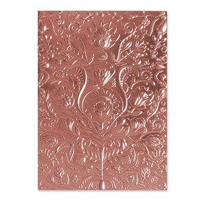 Sizzix 3-D Textured Impressions Embossing Folder - Folk Doodle (664527)