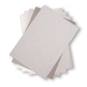 Sizzix Surfacez Opulent Cardstock Silver (664533)