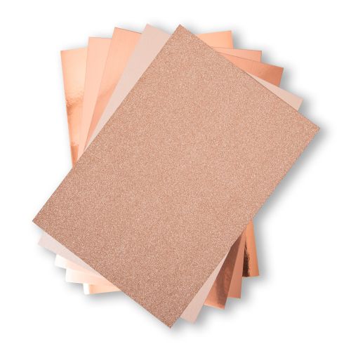 Sizzix Surfacez Opulent Cardstock Rose Gold (664534)