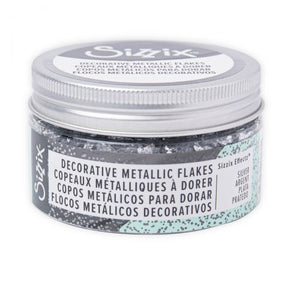 Sizzix Effectz Decorative Metallic Silver Flakes (664564)