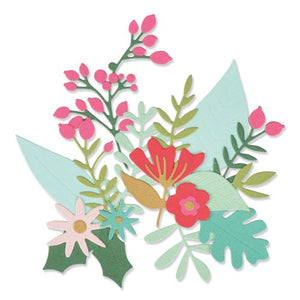 Sizzix Thinlits Dies Floral Abundance (664707)