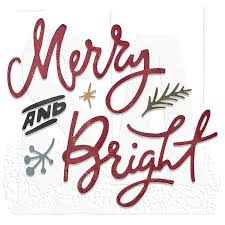 Sizzix Thinlits Dies Merry & Bright by Tim Holtz (664739)