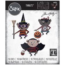 Sizzix Thinlits Dies Trick or Treater by Tim Holtz (664751)