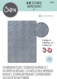 Sizzix 3-D Texture Impressions Embossing Folder - Tileable (664764)