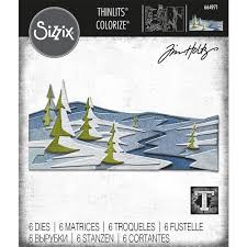 Sizzix Thinlits Colorize Die Snowscape by Tim Holtz (664971)