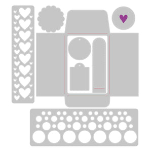 Sizzix Thinlits Die Set Confetti Pocket (665069)