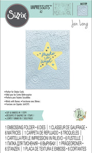 Sizzix Impresslits Embossing Folder - Celestial (665109)