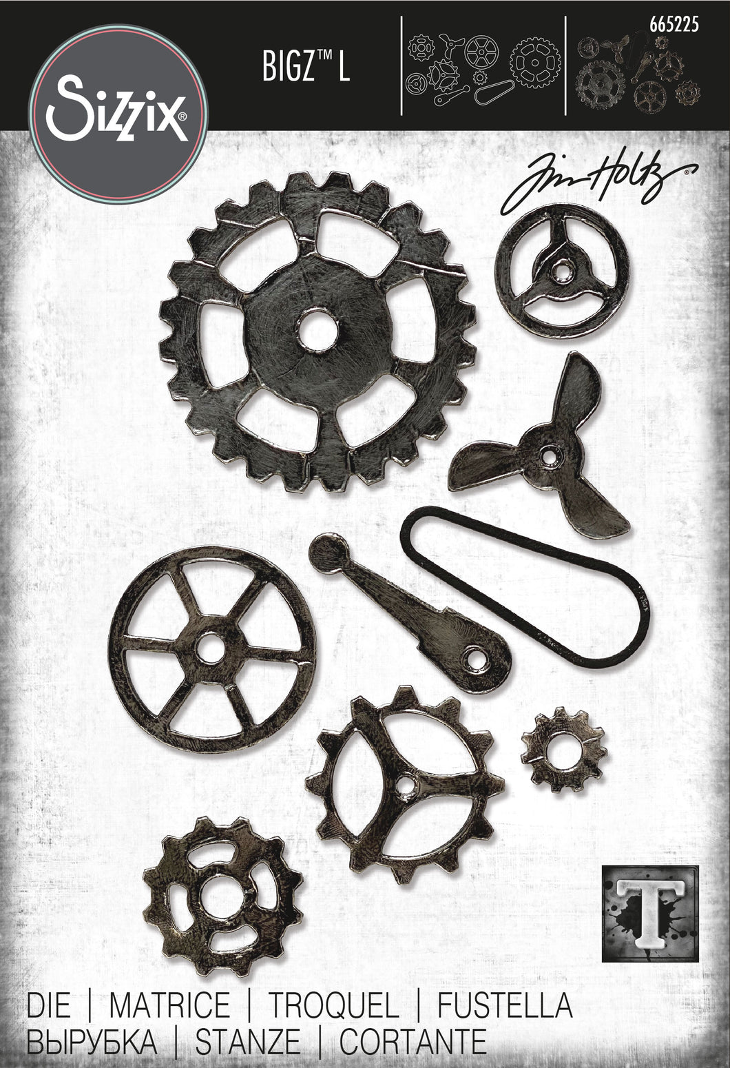 Sizzix Bigz L Die - Mechanical by Tim Holtz (665225)