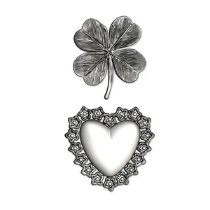 Sizzix 3-D Impresslits Embossing Folder - Lucky Love by Tim Holtz (665227)