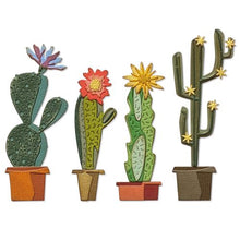 Load image into Gallery viewer, Sizzix Thinlits Die Set 9PK Funky Cactus by Tim Holtz (665365)
