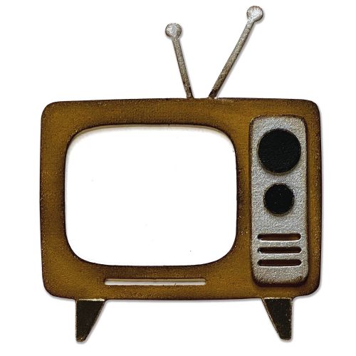 Sizzix Bigz Die Retro TV by Tim Holtz (665371)