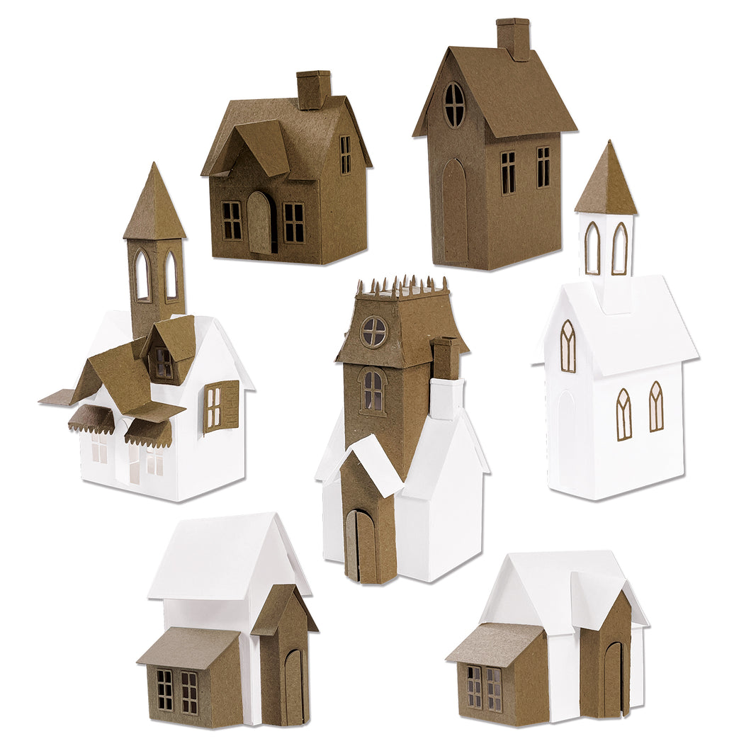 Sizzix Thinlits Dies Village Collection by Tim Holtz (665564)