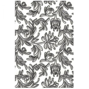 Sizzix 3-D Texture Fades Embossing Folder Mini Botanical by Tim Holtz (665631)