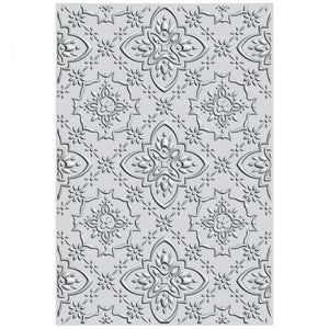 Sizzix 3-D Textured Impressions Embossing Folder Ornamental Motif (665752)